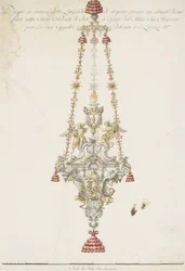 イエシの大聖堂にあるオノラティ家のチャペルの祭壇ランプ